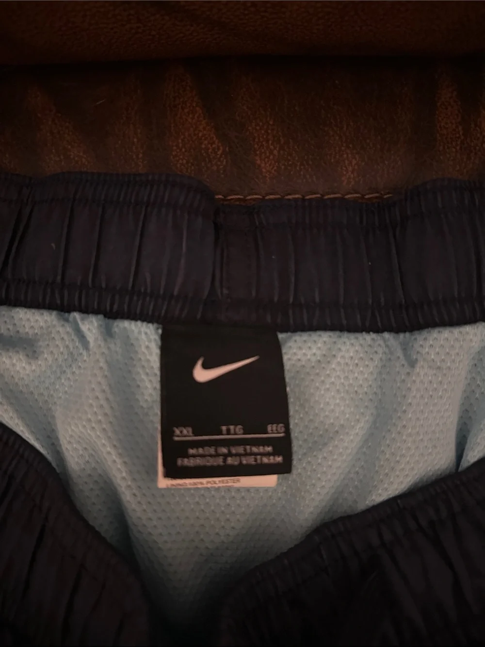 Nike Men’s Black and Blue Ombre Swim Shorts